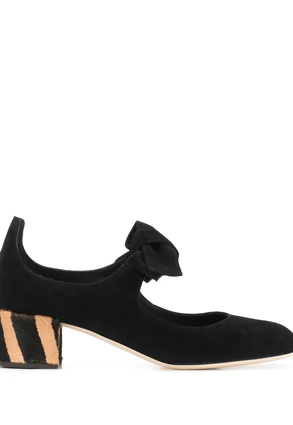 Giuseppe Zanotti pumps med rosett - Svart