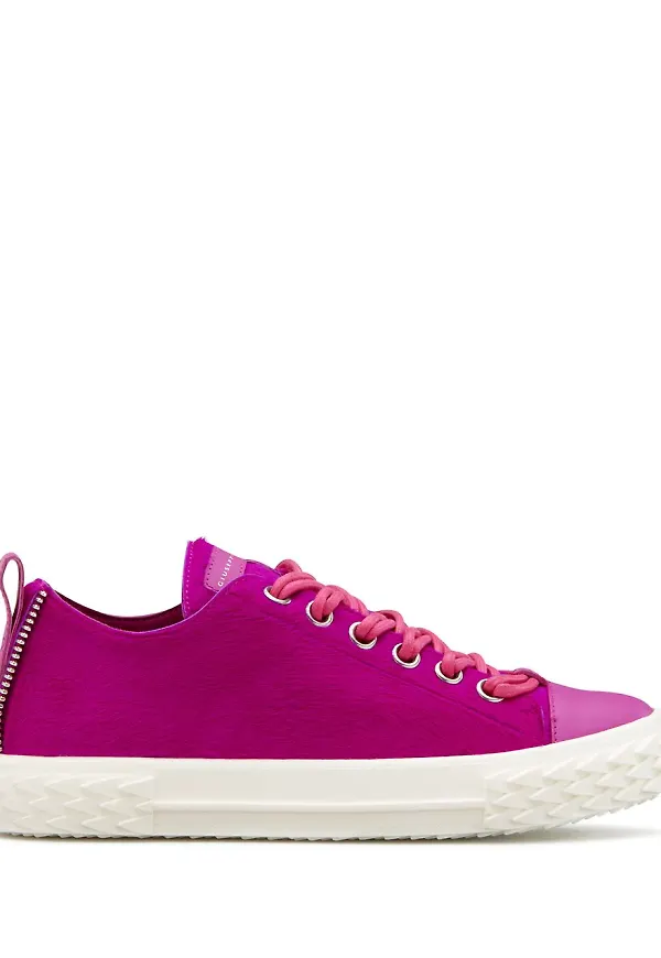 Giuseppe Zanotti pälssneakers - Rosa