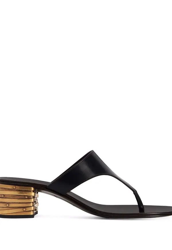 Giuseppe Zanotti Rhea slip on-sandaler - Svart