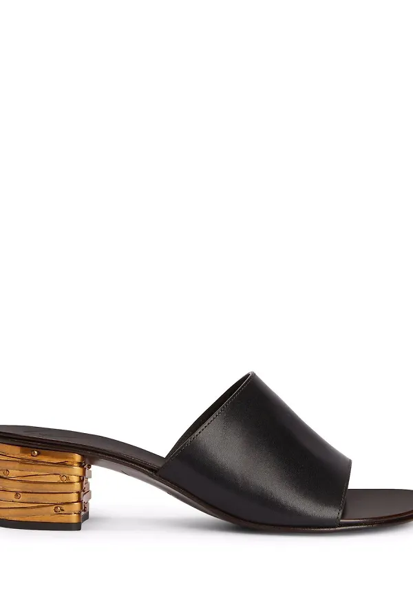 Giuseppe Zanotti Rhea slip on-sandaler - Svart