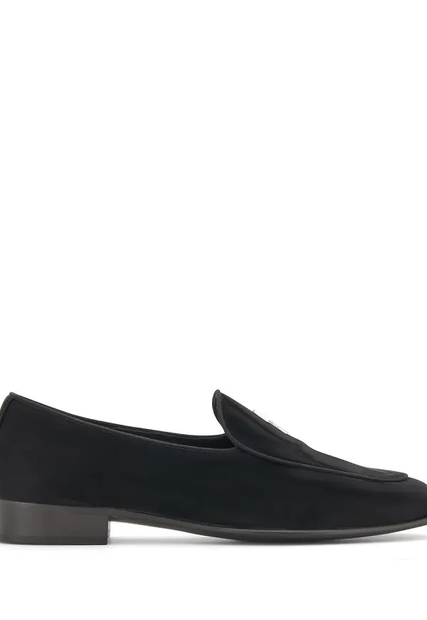 Giuseppe Zanotti Rudolph läderloafers - Svart