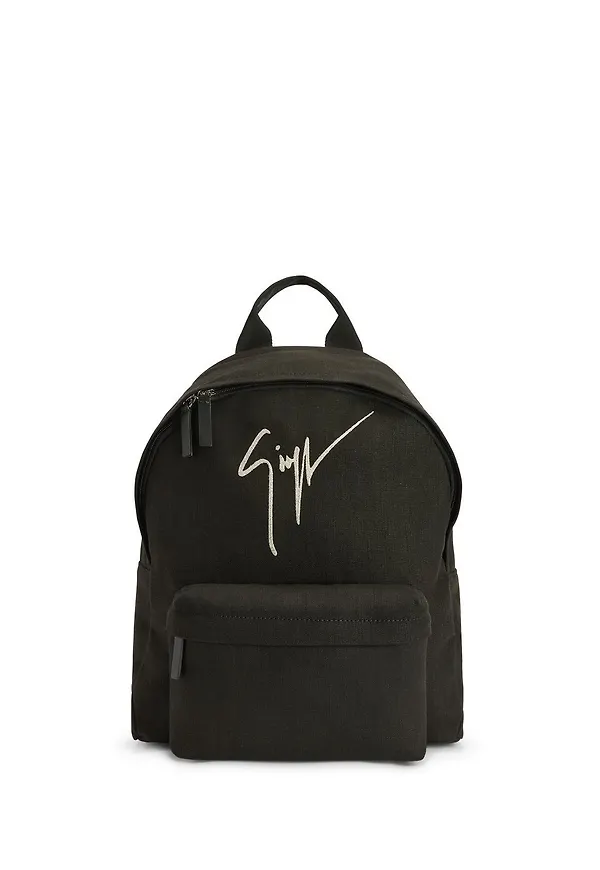 Giuseppe Zanotti ryggsäck med brodyr - Svart
