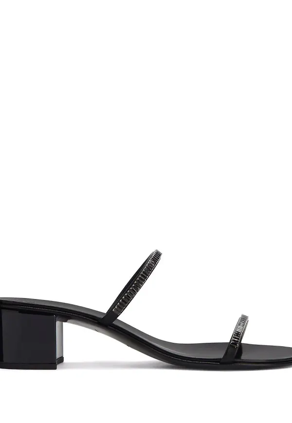 Giuseppe Zanotti sandaler med strass - Svart