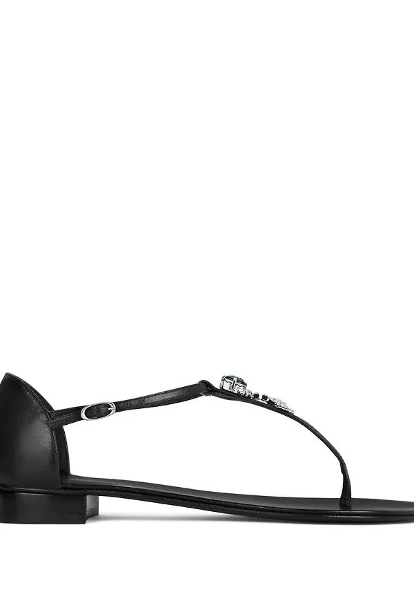 Giuseppe Zanotti sandaler med strass - Svart