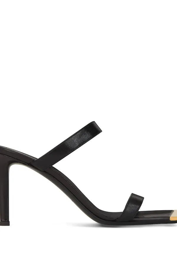 Giuseppe Zanotti sandaler med ståltåhätta - Svart