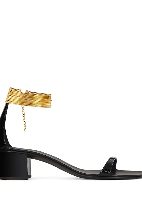 Giuseppe Zanotti sandaler med vristrem - Svart