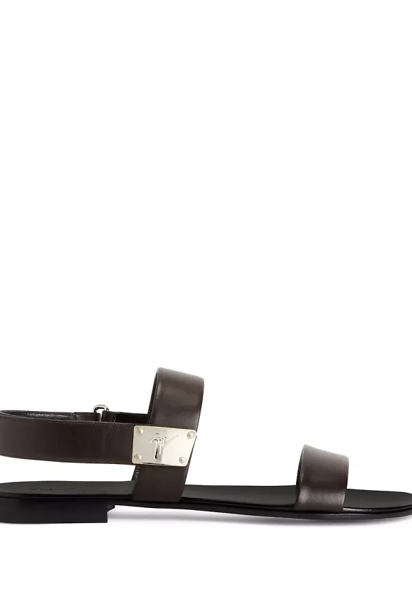 Giuseppe Zanotti Shaun låga sandaler - Brun