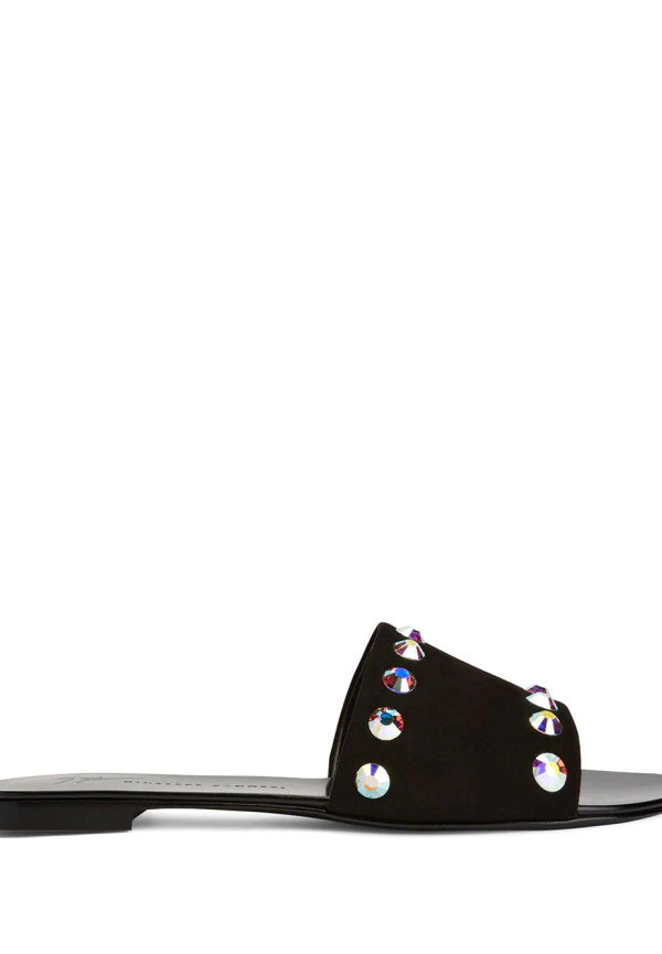 Giuseppe Zanotti Shirley sandaler med strass - Svart