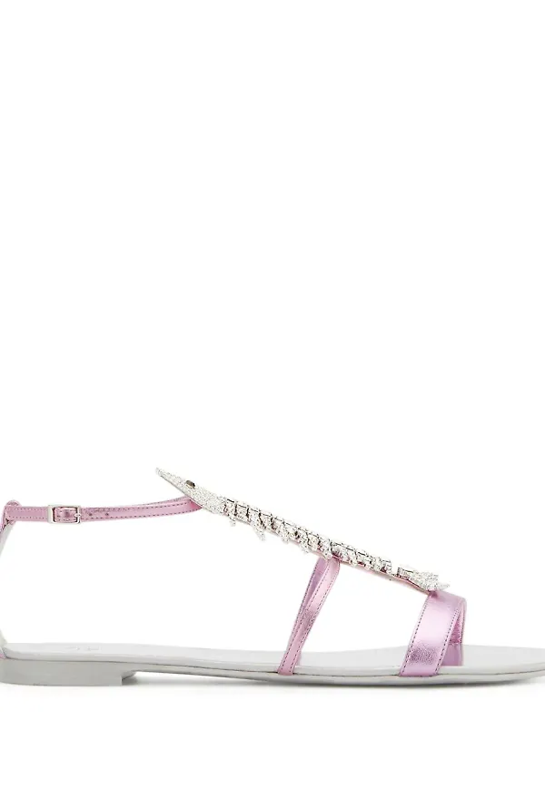Giuseppe Zanotti Slim sandaler med öppen tå - Rosa