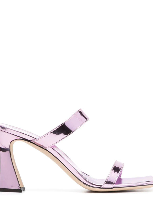 Giuseppe Zanotti slip-ons med fyrkantig tå - Rosa