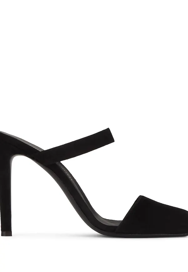 Giuseppe Zanotti slip-ons med remmar - Svart