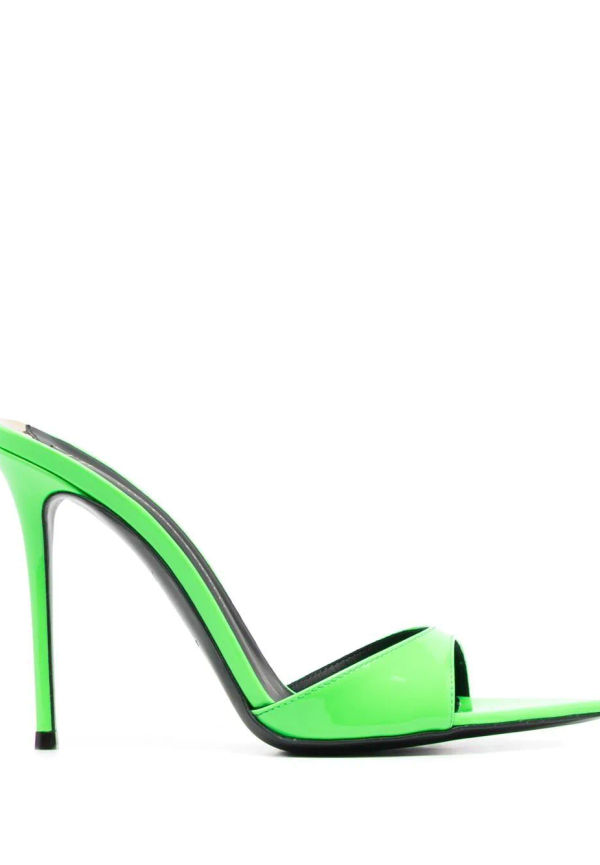 Giuseppe Zanotti slip-ons med stilettklack - Grön