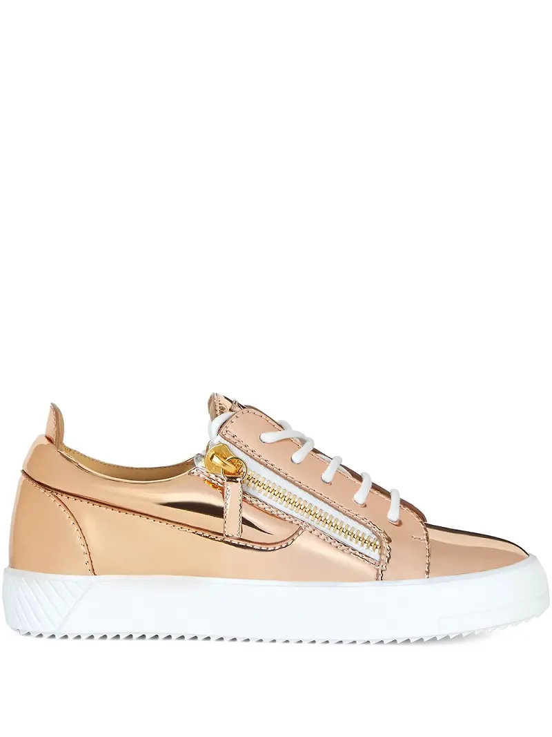 Giuseppe Zanotti sneakers med dragkedja - Rosa