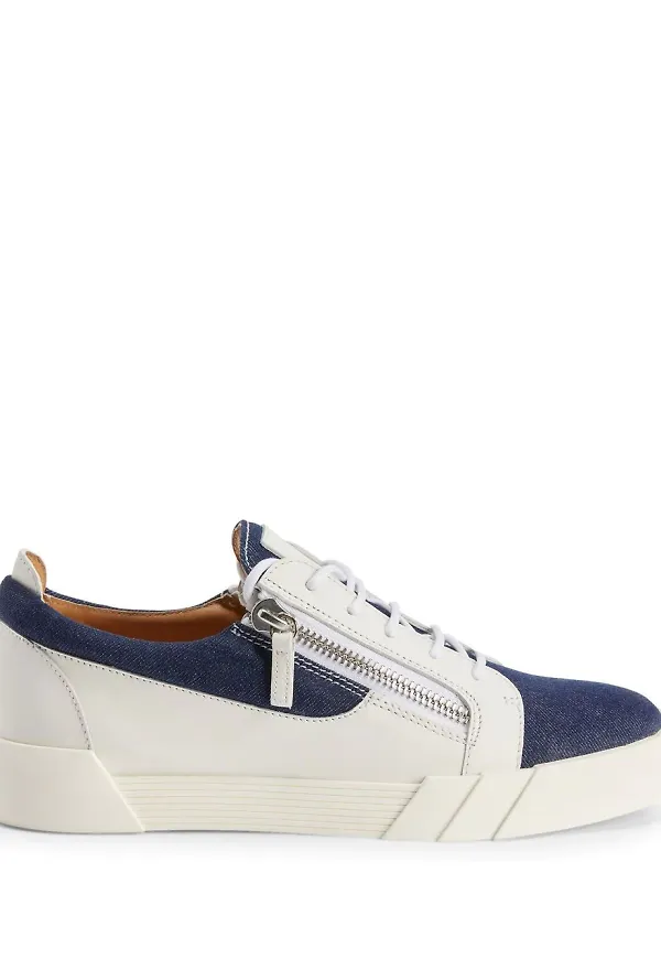 Giuseppe Zanotti sneakers med färgblock - Vit
