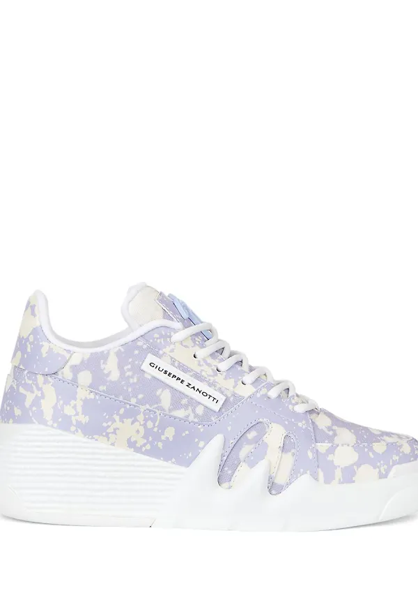 Giuseppe Zanotti sneakers med färgstänk - Lila