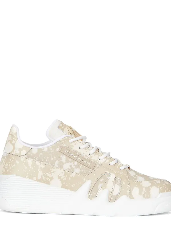 Giuseppe Zanotti sneakers med färgstänk - Neutral