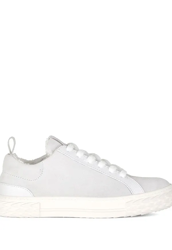 Giuseppe Zanotti sneakers med fårpälsfoder - Vit