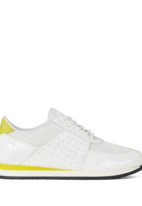 Giuseppe Zanotti sneakers med kontrastdetalj - Vit
