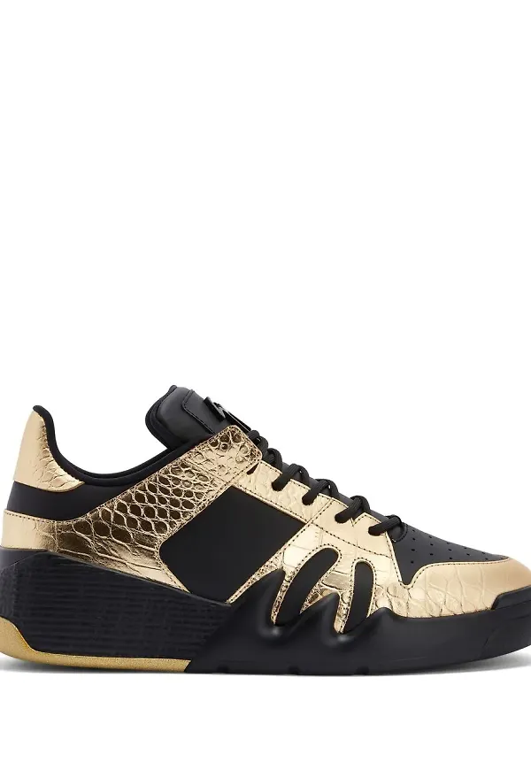 Giuseppe Zanotti sneakers med panel - Svart