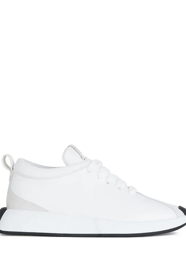 Giuseppe Zanotti sneakers med platåsula - Vit