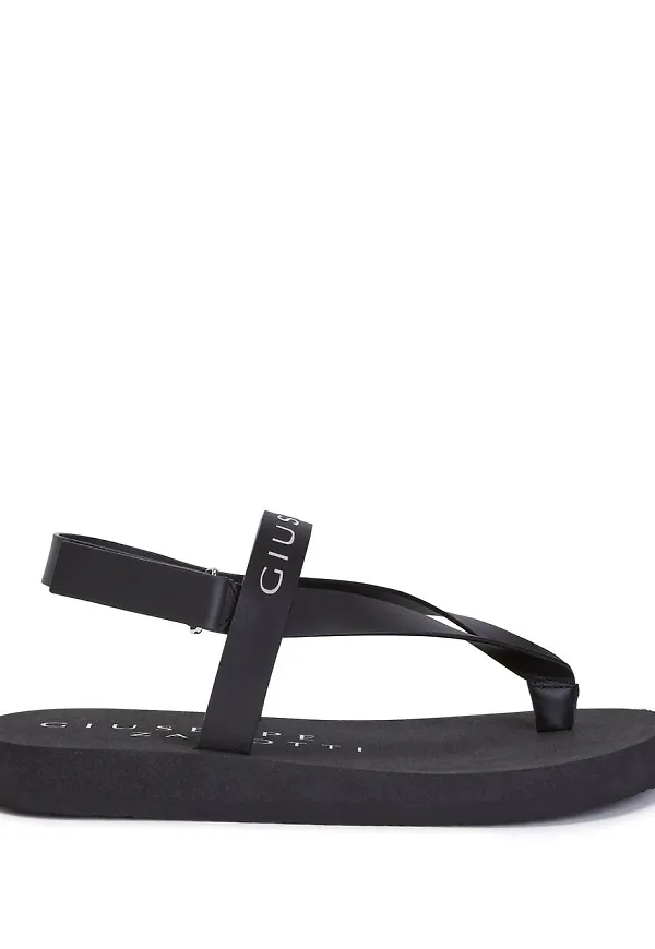Giuseppe Zanotti strandsandaler med tårem - Svart
