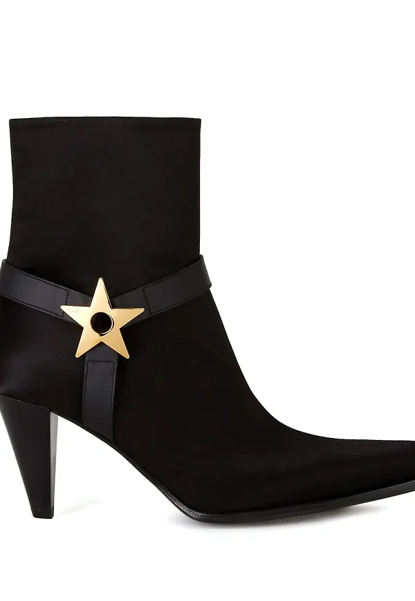 Giuseppe Zanotti stövlar med stjärnplakett - Svart