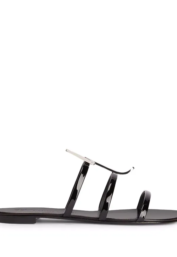 Giuseppe Zanotti Syrma sandaler med G-rem - Svart