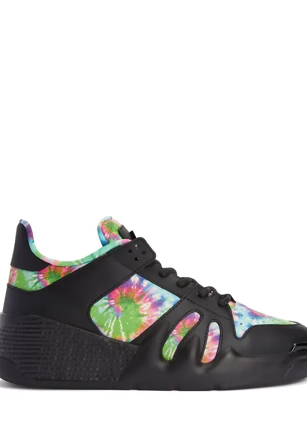 Giuseppe Zanotti Talon batikmönstrade sneakers - Svart