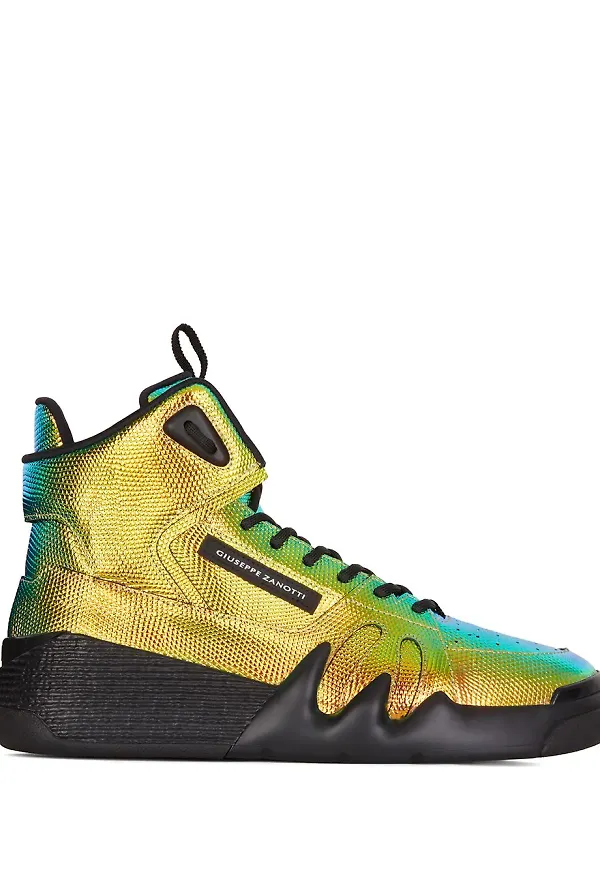 Giuseppe Zanotti Talon höga sneakers - Guldfärgad