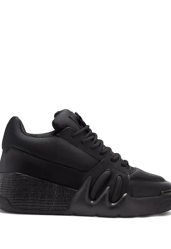 Giuseppe Zanotti Talon lädersneakers - Svart