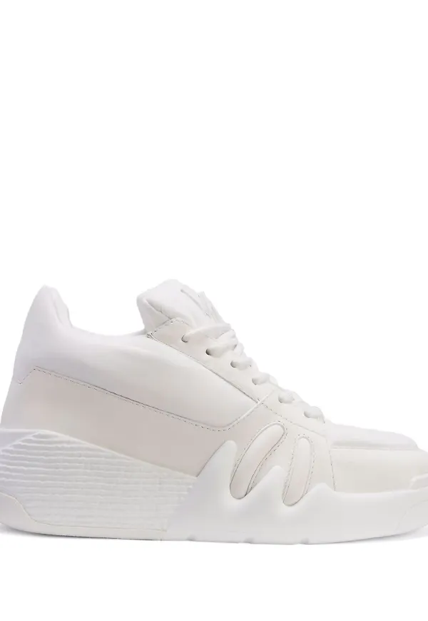 Giuseppe Zanotti Talon lädersneakers - Vit