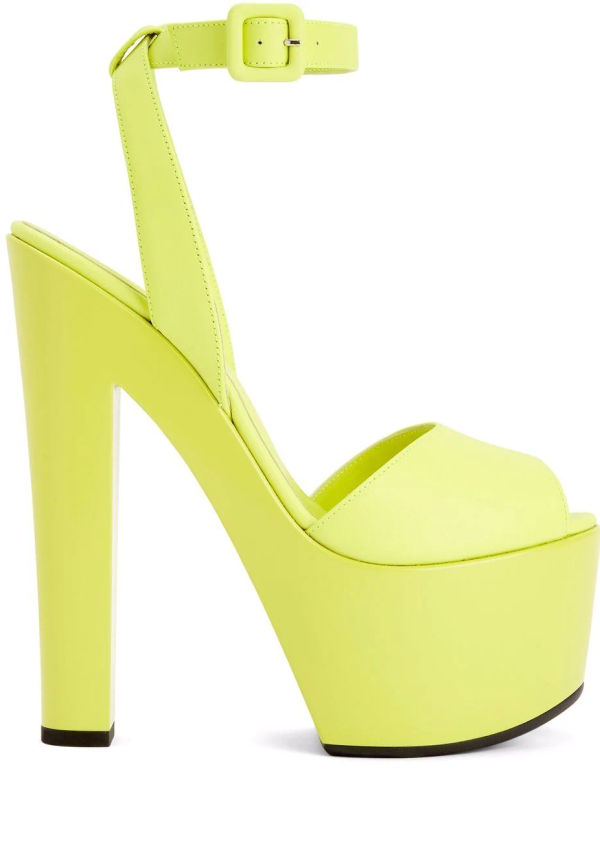 Giuseppe Zanotti Tarifa platåsandaler - Gul