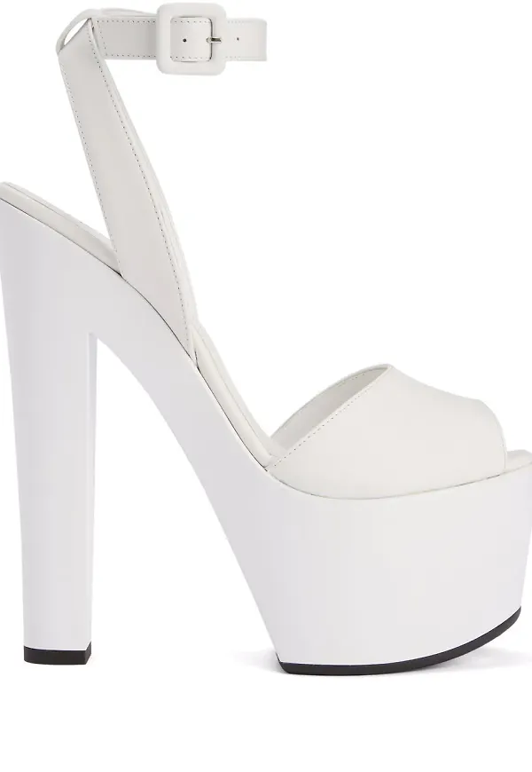 Giuseppe Zanotti Tarifa platåsandaler - Vit
