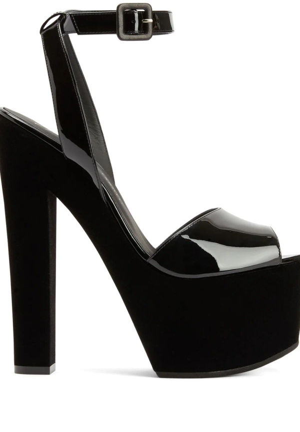 Giuseppe Zanotti Tarifa platåsandaler 170 mm - Svart
