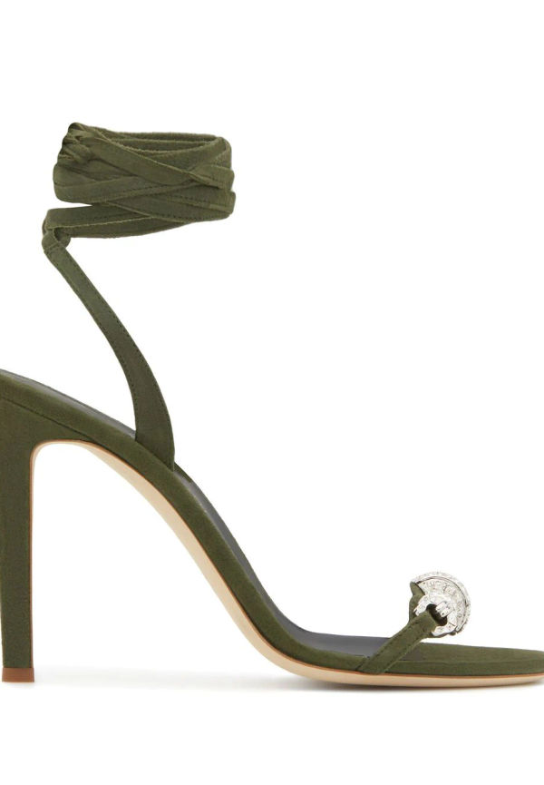 Giuseppe Zanotti Thais sandaler med ankelrem - Grön
