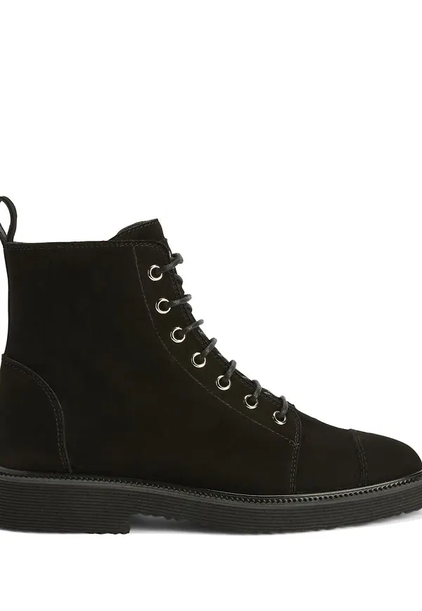 Giuseppe Zanotti Thora cargostövlar med snörning - Svart