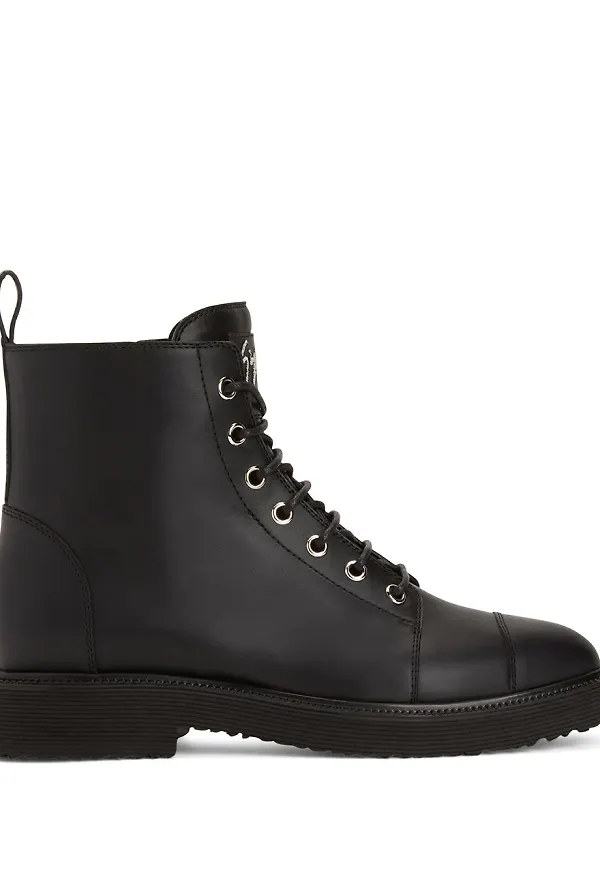 Giuseppe Zanotti Thora läderstövletter - Svart
