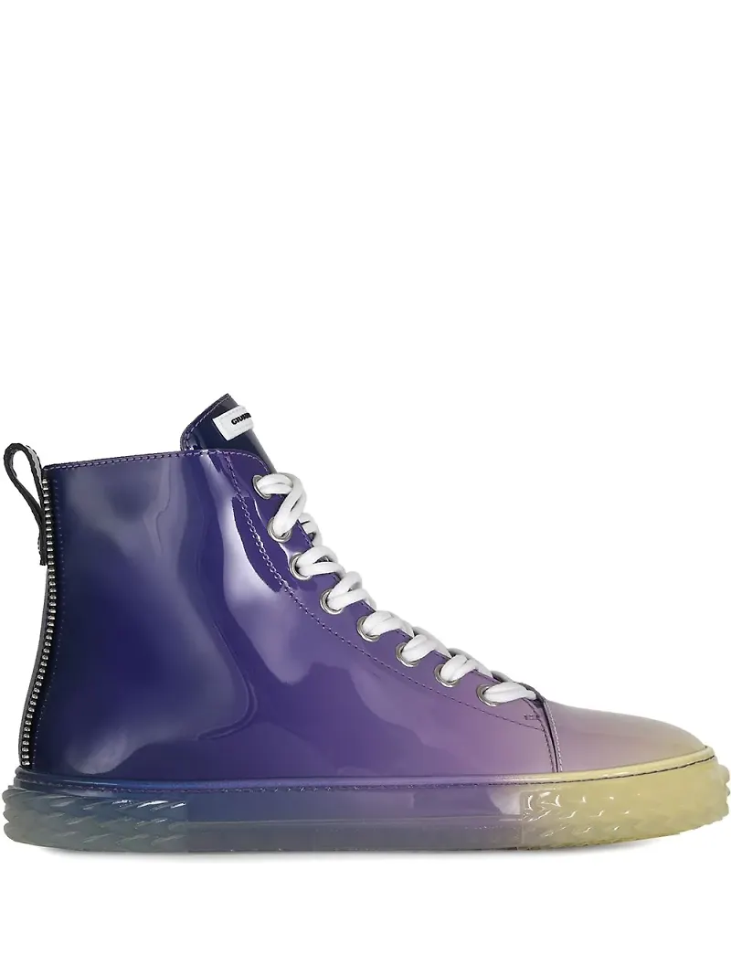 Giuseppe Zanotti tonade höga sneakers - Lila