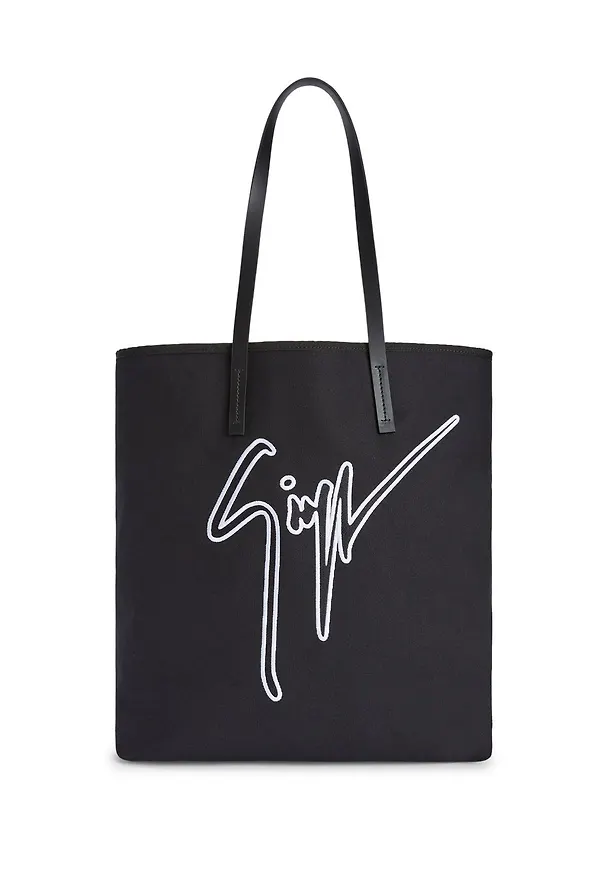 Giuseppe Zanotti totebag med logotyp - Svart