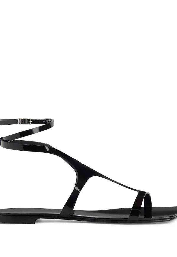 Giuseppe Zanotti Tutankamon platta sandaler - Svart