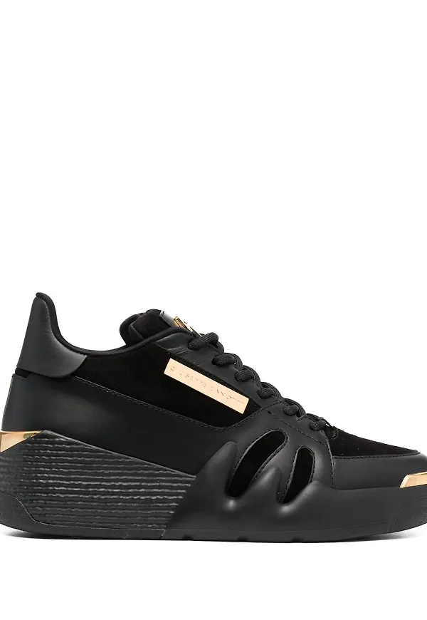 Giuseppe Zanotti tvåfärgade träningsskor - Svart
