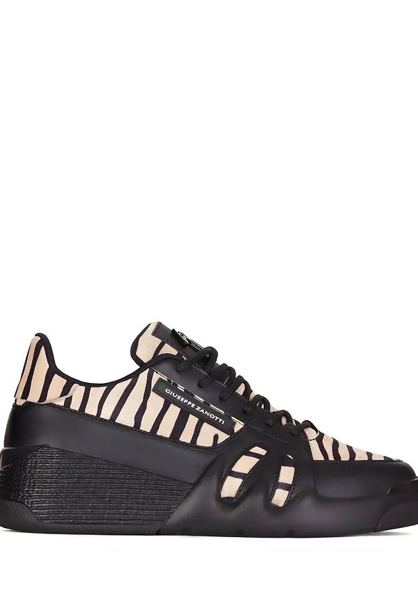 Giuseppe Zanotti tvåfärgade träningsskor - Svart