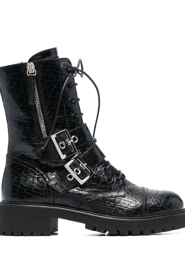 Giuseppe Zanotti Urban bikerstövlar - Svart
