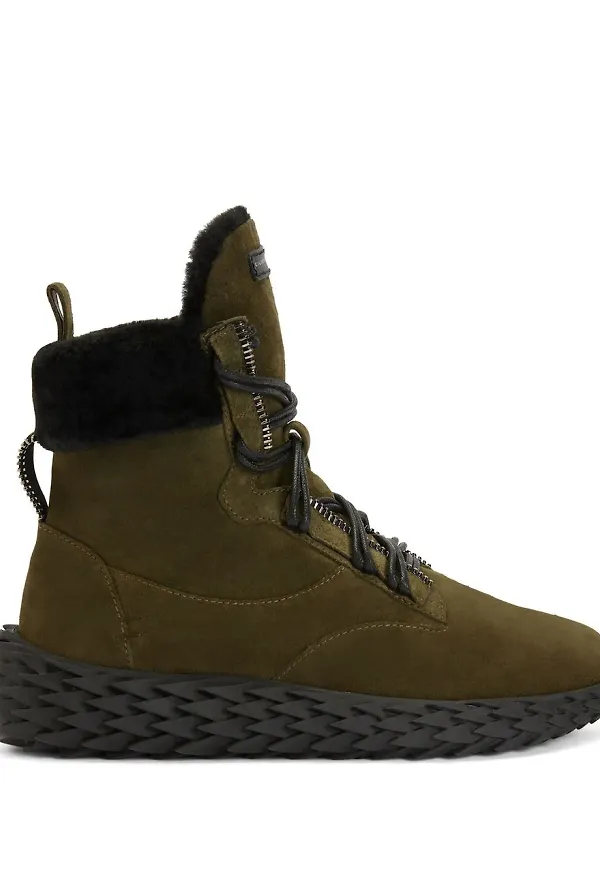 Giuseppe Zanotti Urchin höga sneakerstövlar - Grön