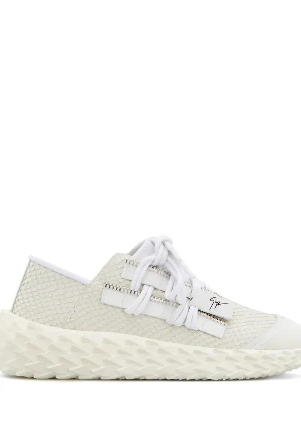 Giuseppe Zanotti Urchin låga sneakers - Vit