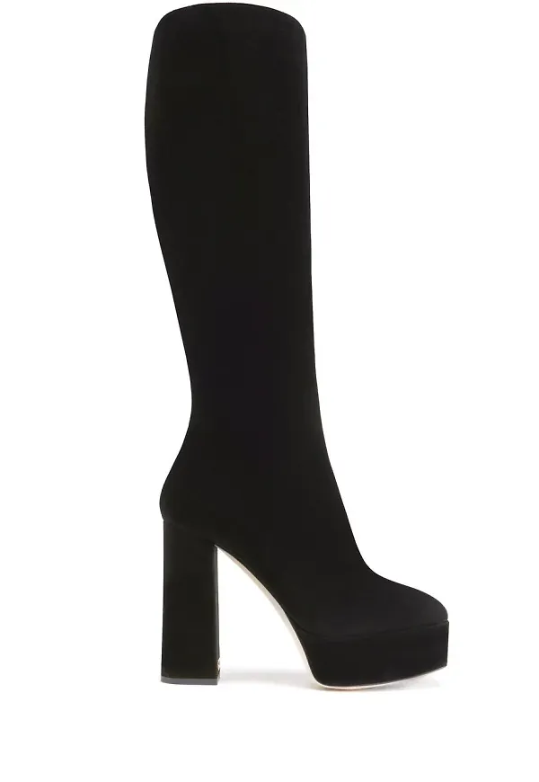 Giuseppe Zanotti Valkiria knähöga stövlar - Svart