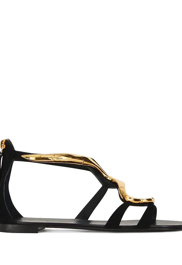 Giuseppe Zanotti Venere platta sandaler - Svart