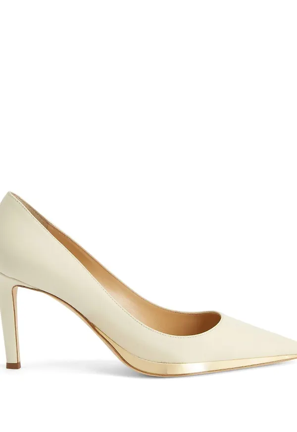 Giuseppe Zanotti Virgyn läderpumps - Vit