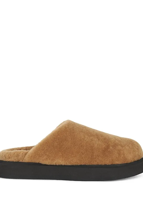 Giuseppe Zanotti Wynter fårskinnstofflor - Neutral