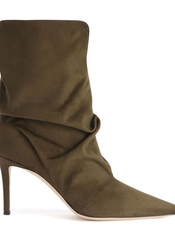 Giuseppe Zanotti Yunah 85 mm stövlar med lös passform - Grön